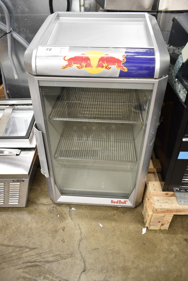 Red Bull RB-GDCT ECO LED Metal Mini Cooler Merchandiser. 115 Volts, 1 Phase. Tested and Working! - Image 1 of 5