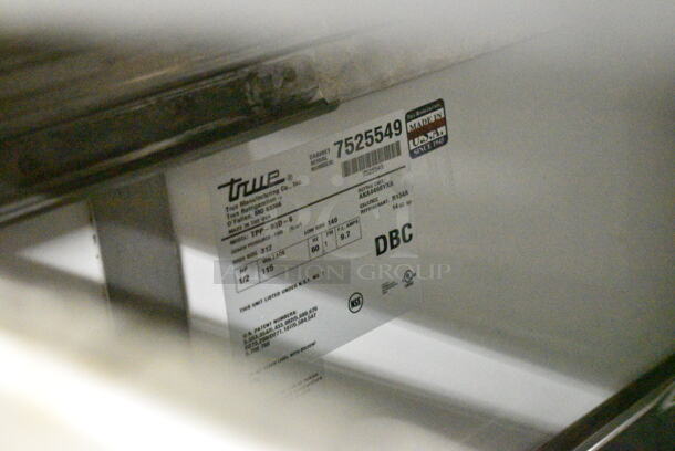 True TPP-93D-6 Stainless Steel Commercial Pizza Prep Table w/ 6 Drawers on Commercial Casters. 115 Volts, 1 Phase. Tested and Working! - Image 12 of 12
