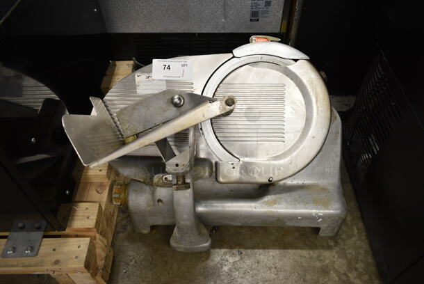 Berkel Stainless Steel Commercial Countertop Meat Slicer w/ Blade Sharpener. Tested and Working! - Image 1 of 9