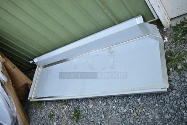 BRAND NEW SCRATCH AND DENT! Regency 600CDT96L 16 Gauge 8' Clean Dish Table - Left Drainboard. No Legs.  - Image 2 of 3