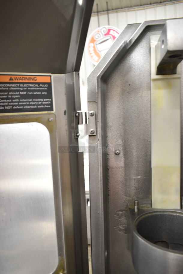 Fresh N Squeeze POS-1 Stainless Steel Commercial Floor Style Automatic Citrus Juicer on Commercial Casters. 120 Volts, 1 Phase. Tested and Working! - Image 6 of 11