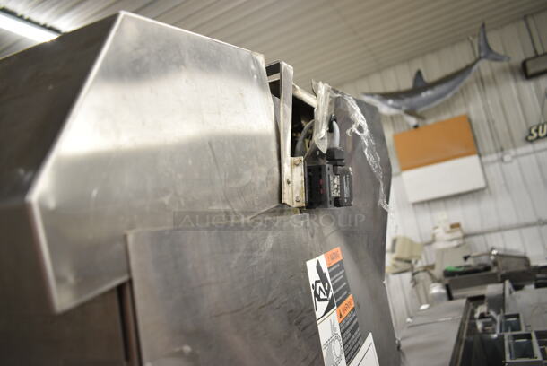 Fresh N Squeeze POS-1 Stainless Steel Commercial Floor Style Automatic Citrus Juicer on Commercial Casters. 120 Volts, 1 Phase. Tested and Working! - Image 9 of 11