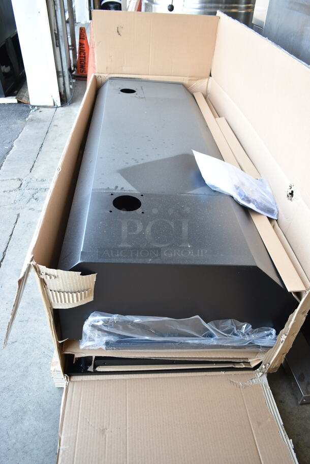 BRAND NEW SCRATCH AND DENT! Backyard Pro 554SMOKR60KD 60" Charcoal / Wood Smoker Grill with Adjustable Grates and Dome. May Be Missing Pieces.  - Image 3 of 6