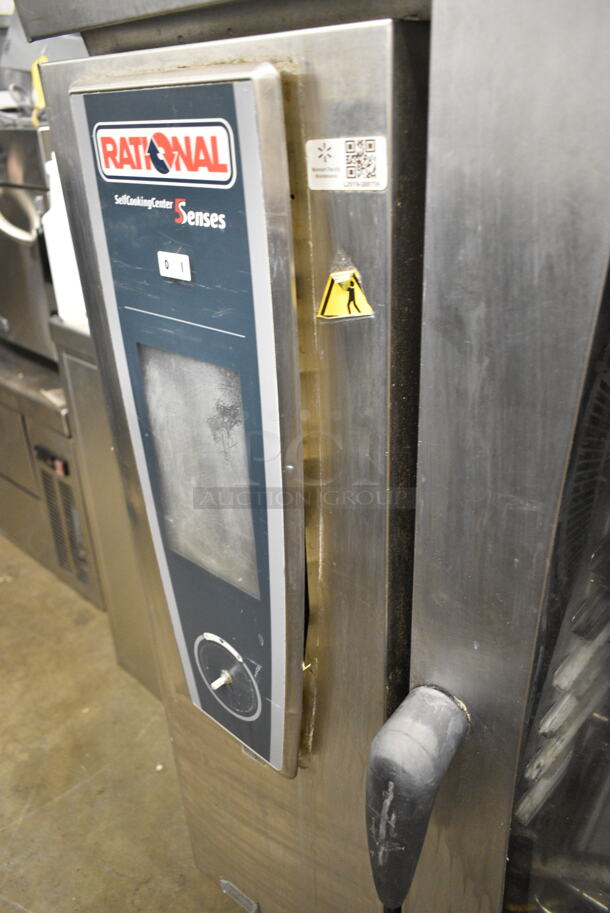 2 2016 Rational Stainless Steel Commercial Combitherm Self Cooking Center Convection Ovens on Commercial Casters. Top Model: SCC WE 62. Bottom Model: SCC WE 102. 480 Volts, 3 Phase. 2 Times Your Bid! - Image 3 of 12