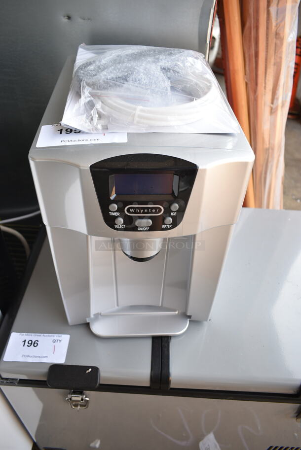 BRAND NEW SCRATCH AND DENT! Whynter IDC-221SC Countertop Direct Connection 26lb per day Ice Maker and Water Dispenser – Silver. 115 Volts, 1 Phase. Tested and Working! - Image 2 of 8