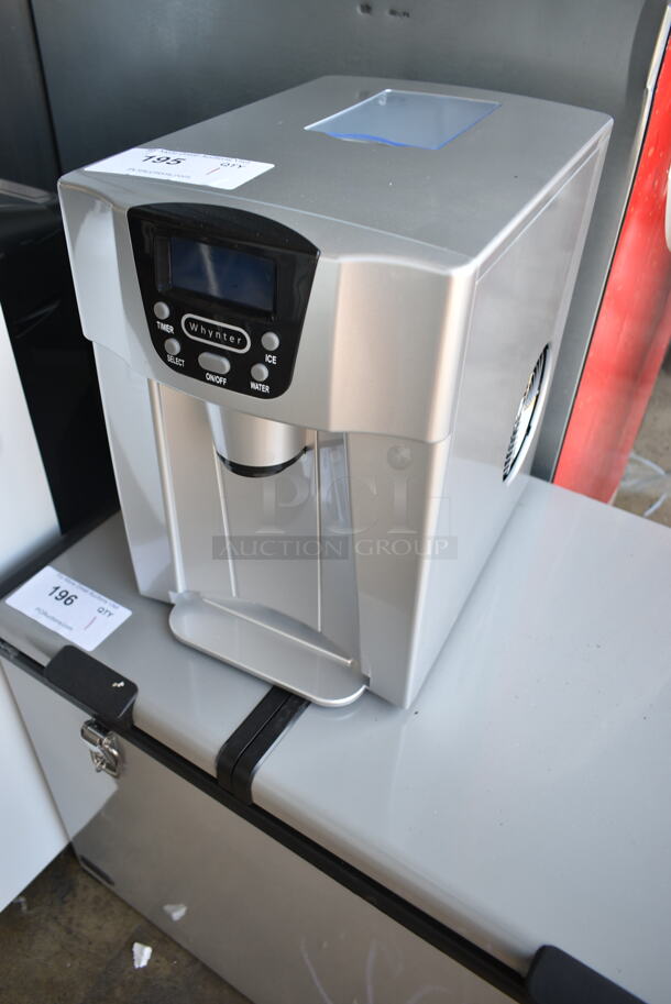 BRAND NEW SCRATCH AND DENT! Whynter IDC-221SC Countertop Direct Connection 26lb per day Ice Maker and Water Dispenser – Silver. 115 Volts, 1 Phase. Tested and Working! - Image 4 of 8