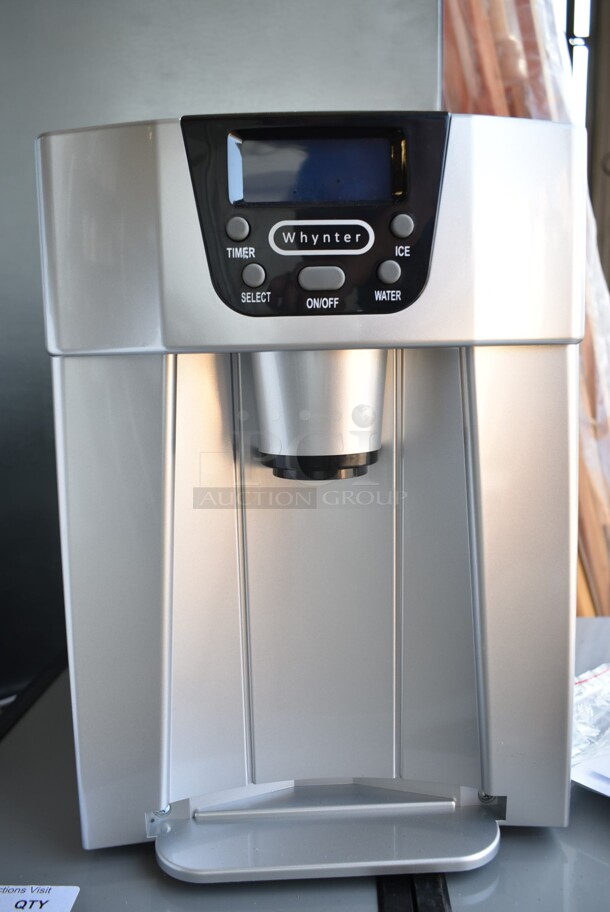 BRAND NEW SCRATCH AND DENT! Whynter IDC-221SC Countertop Direct Connection 26lb per day Ice Maker and Water Dispenser – Silver. 115 Volts, 1 Phase. Tested and Working! - Image 5 of 8
