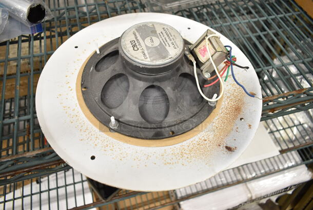 ALL ONE MONEY! Lot of Atlas C803 Coaxial Ceiling Mount Speaker, Gear Head SP3500ACB Speaker - Image 3 of 8