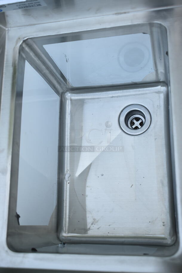 BRAND NEW SCRATCH AND DENT! Steelton 522BS3T38 3 Bowl 18 Gauge Underbar Sink - 38" x 18 3/4" - Image 8 of 9