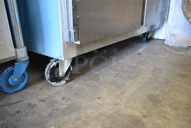 Traulsen G20000 Stainless Steel Commercial 4 Half Size Door Reach In Cooler on Commercial Casters. 115 Volts, 1 Phase. Tested and Powers On But Does Not Get Cold - Image 2 of 8