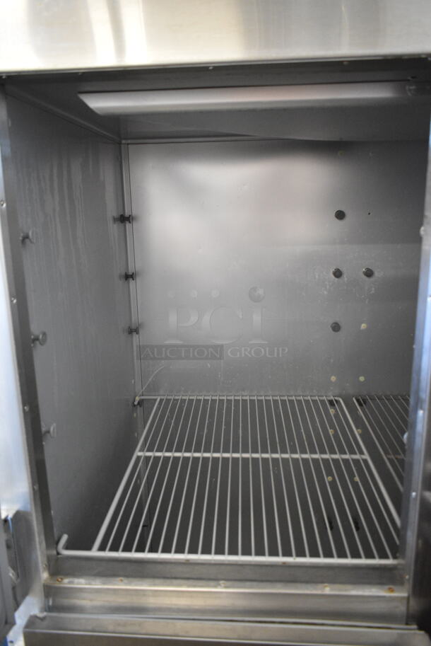 Traulsen G20000 Stainless Steel Commercial 4 Half Size Door Reach In Cooler on Commercial Casters. 115 Volts, 1 Phase. Tested and Powers On But Does Not Get Cold - Image 4 of 8