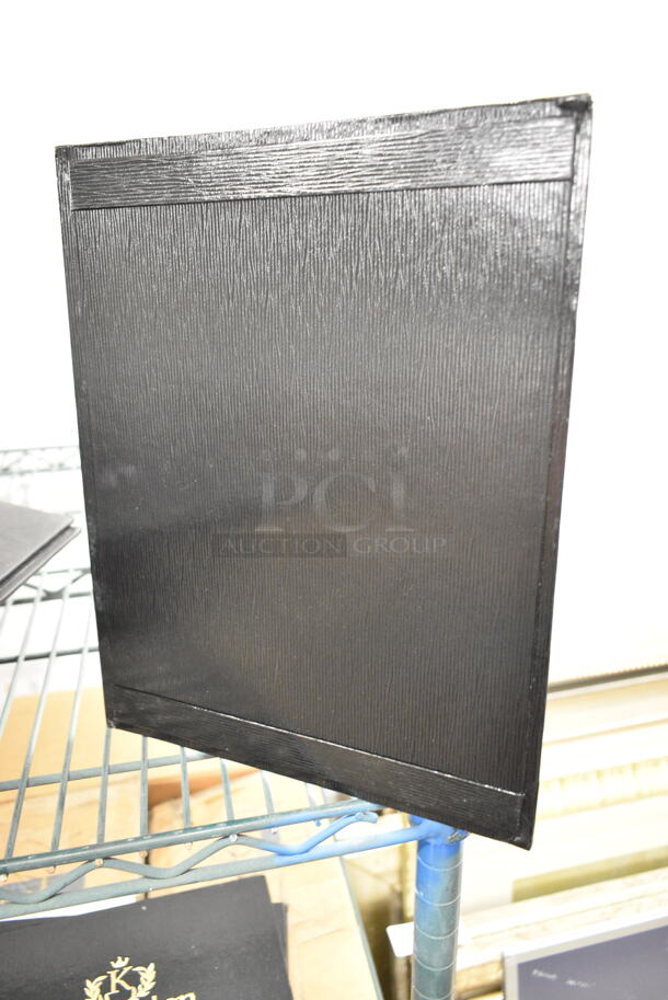 ALL ONE MONEY! Lot of 5 Plywood Pattern Wine List Covers, 5 Grey Wine List Binders, 2 Black Wine List Binders, 37 Kensington Pieces - Image 9 of 10