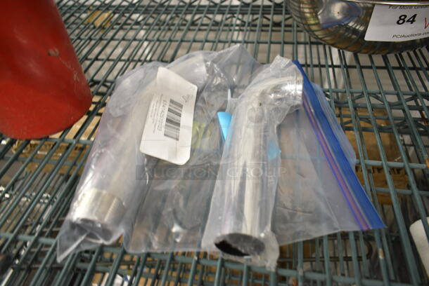 6 Items Including Pyle Megaphone, 6141A2510103 Pitco A2510103 Curved 1 1/2" Drain Pipe, TEQ TP731113C Wrench, Fire Extinguisher, Hardware. 6 Times Your Bid! We Will Not Ship The Fire Extinguisher.  - Image 4 of 12
