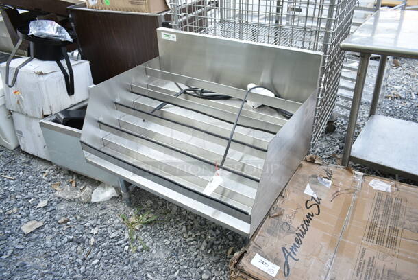 BRAND NEW SCRATCH AND DENT! Regency 600LDR2636 36" Five-Tiered Stainless Steel Liquor Display Rack - 26" Deep - Image 3 of 5