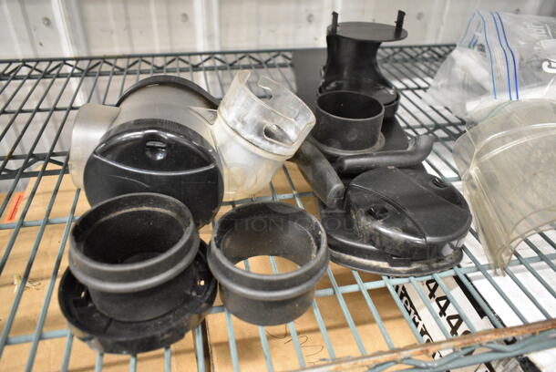 ALL ONE MOENY! Lot of Various Items Including Poly Pieces and 20 Monin Syrup Pump Tops - Image 2 of 10