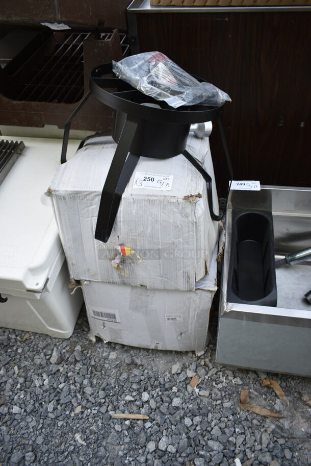 3 BRAND NEW SCRATCH AND DENT! Backyard Pro 554BPRD13 Single Burner Outdoor Patio Stove / Range - 110,000 BTU. 3 Times Your Bid!  - Image 2 of 4