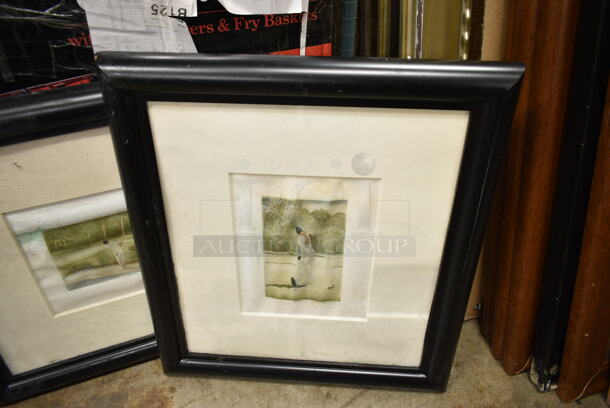 5 Framed Pictures Including Golf Course and Golfers. 5 Times Your Bid! - Image 2 of 11