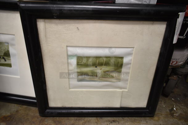 5 Framed Pictures Including Golf Course and Golfers. 5 Times Your Bid! - Image 4 of 11