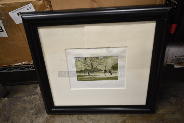 5 Framed Pictures Including Golf Course and Golfers. 5 Times Your Bid! - Image 10 of 11