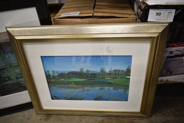 5 Framed Pictures Including Golf Course and Doors. 5 Times Your Bid! - Image 5 of 10