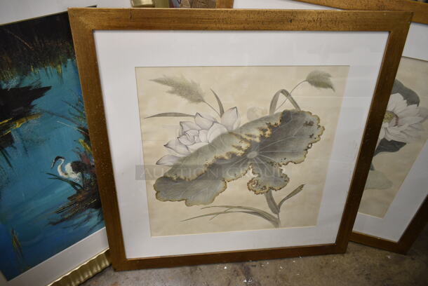 4 Framed Pictures Including Hummingbird, Flowers. 4 Times Your Bid! - Image 4 of 7