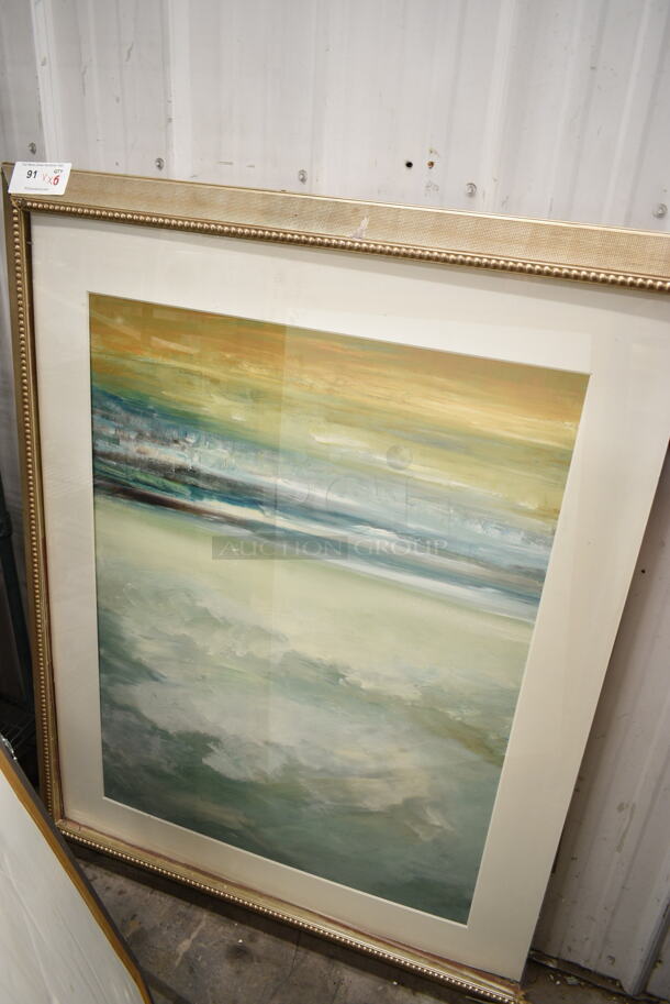 6 Framed Pictures Including Bird, Ocean. 6 Times Your Bid! - Image 2 of 12