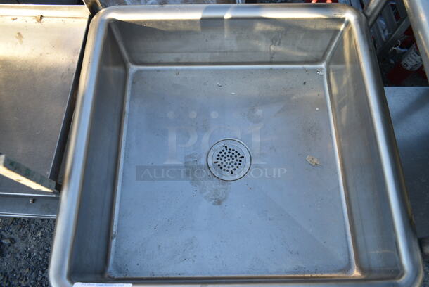 Stainless Steel Single Bay Mop Sink on Commercial Casters.  - Image 3 of 3