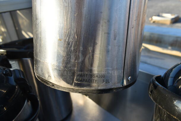 ALL ONE MONEY! Lot of 7 Various Air Pots. 3 Missing Lids.  - Image 8 of 8