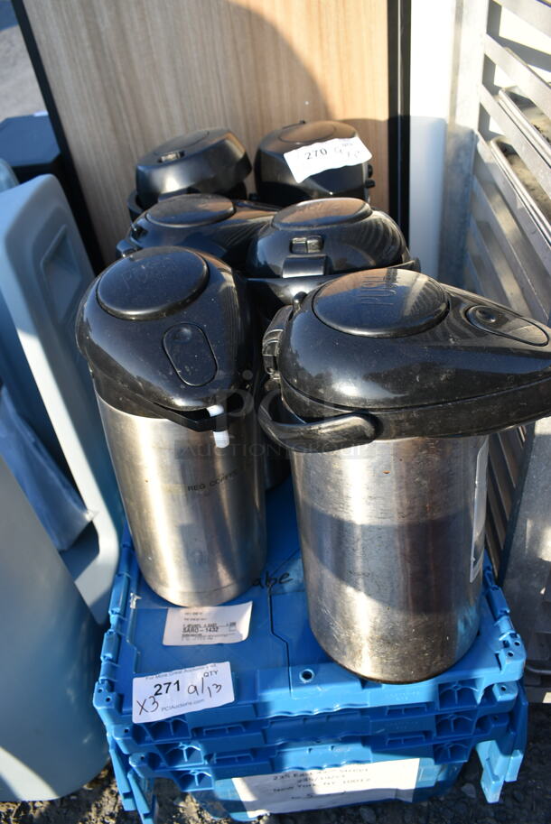 6 Metal Air Pots. 6 Times Your Bid! - Image 2 of 4