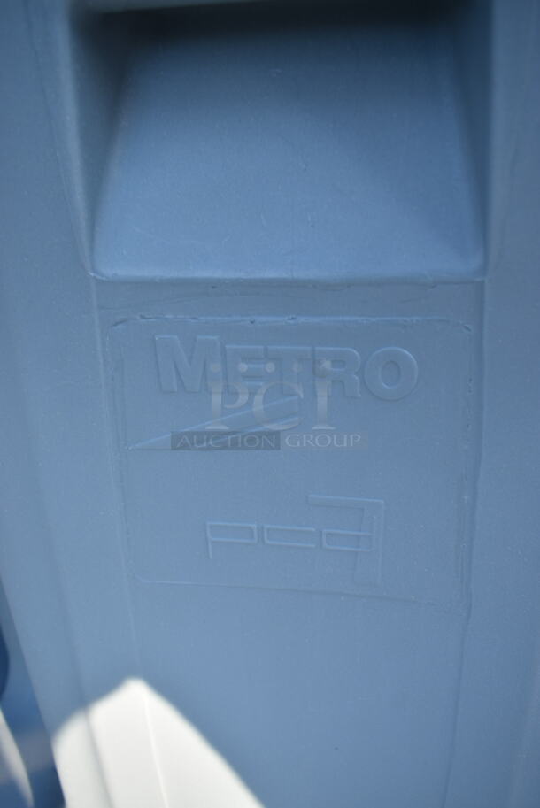 Metro PCD Poly Dish Cart on Commercial Casters.  - Image 4 of 4