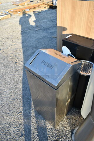 BRAND NEW SCRATCH AND DENT! Stainless Steel Trash Can Shell. 