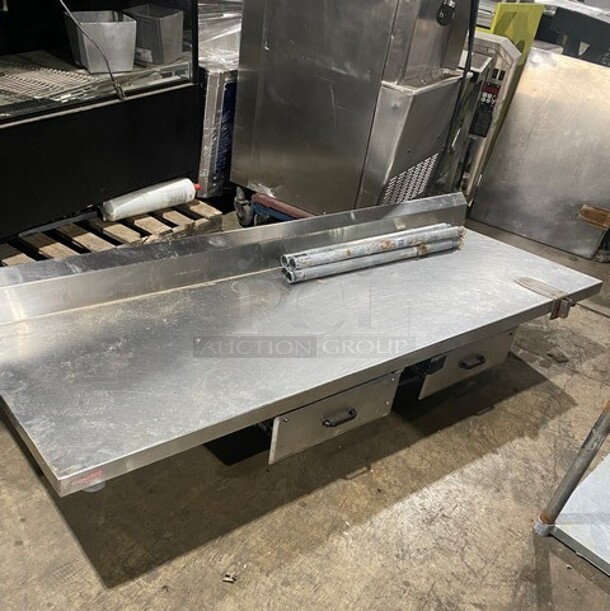 All Stainless Steel Work/Prep Table With Double Drawer! - Image 1 of 5