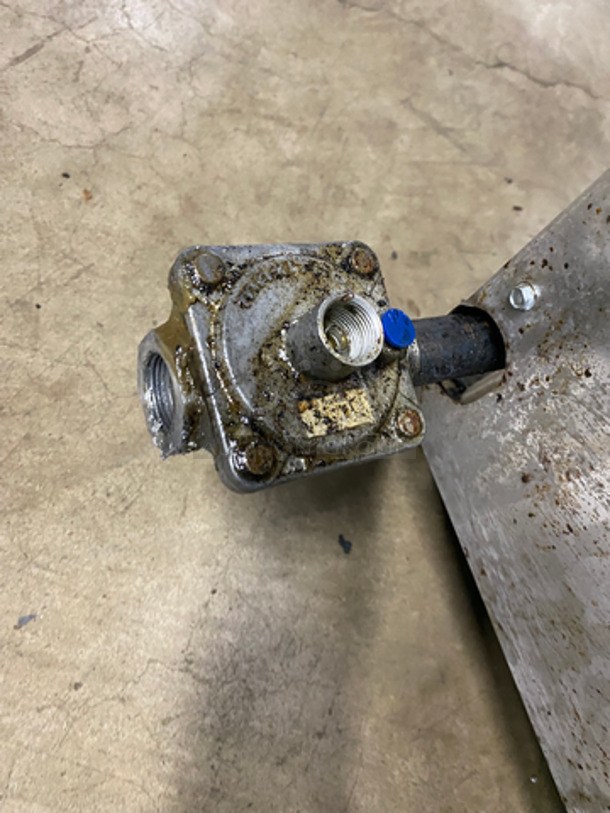 Bakers Pride Commercial Countertop Natural Gas Powered Flat Top Griddle! With Back And Side Splashes! All Stainless Steel! On Legs! - Image 7 of 7