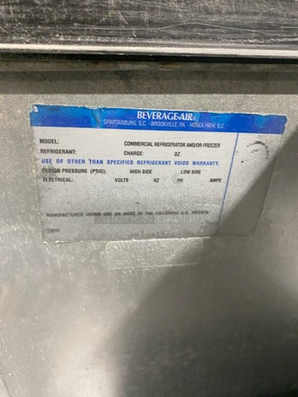 Beverage Air 2 Top Sliding Door Beer Cooler! Model DW49HC! 115V 1 Phase! - Image 8 of 8