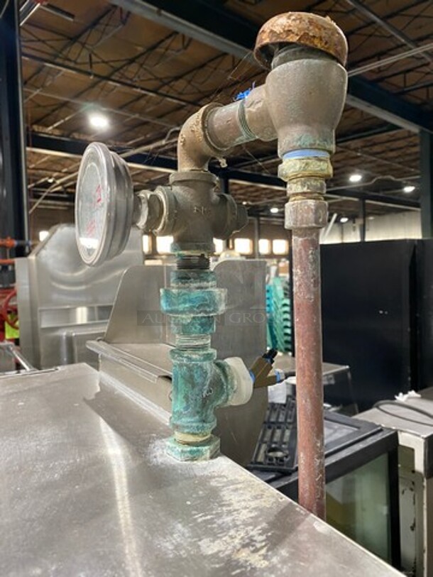 Champion Commercial Pass-Through Dishwasher Machine! All Stainless Steel! On Legs! With Right Side Dishwasher Table! With Back And One Side Splash! Model: DHBT SN: D11038937 208/240V 60HZ 3 Phase - Image 10 of 12