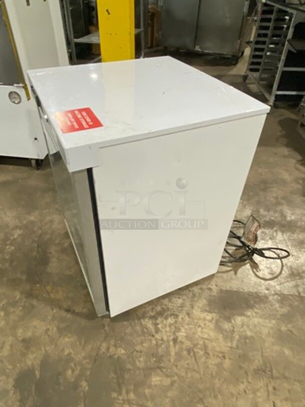 ABS Single Door Undercounter Refrigerator! With View Through Door! Poly Coated Racks! Model: PHABTHCUCBI0404GADADJA SN: ABS91666722005V52 115V 60HZ 1 Phase - Image 2 of 8