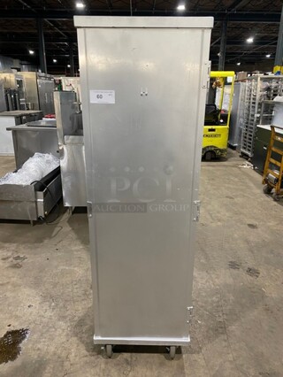 WOW! 40 Pan End Load Enclosed Bun/Sheet Pan Rack! On Commercial Casters!