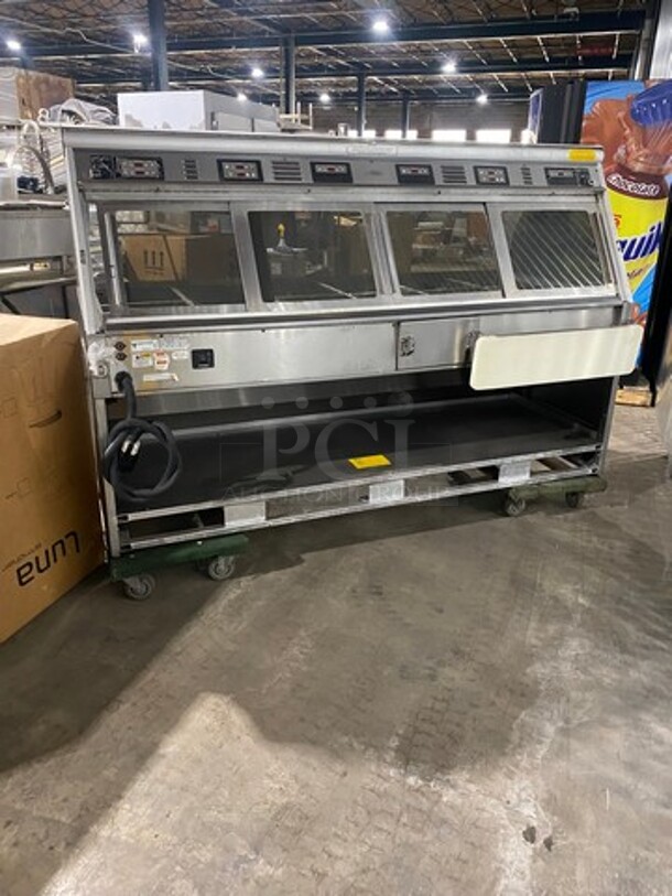 Henny Penny Commercial Countertop Electric Powered Heated Food Display Case Merchandiser! With Rear Access Sliding Doors! Stainless Steel Body! Model: HMR106 SN: HA0610047 120/208V 60HZ 1 Phase - Image 3 of 10