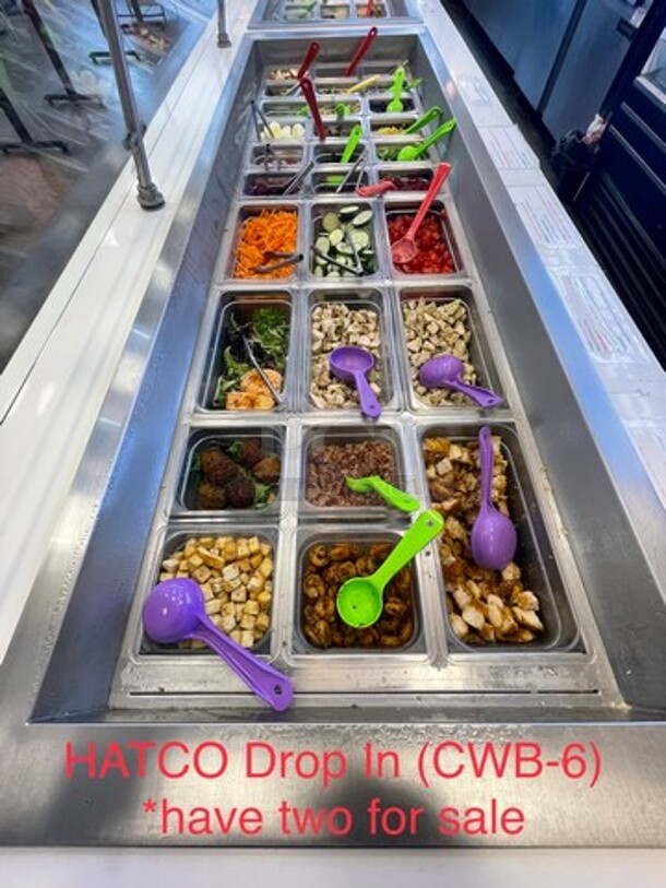 LATE MODEL! 2018 Hatco Commercial Drop In Cold Pan! Solid Stainless Steel! WORKING WHEN REMOVED! Model: CWB6 SN: 4035691830 120V 60HZ 1 Phase - Image 1 of 9