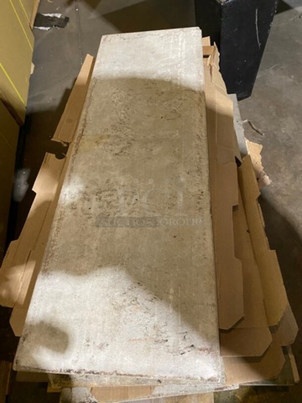 AMAZING! Bakers Pride Commercial Natural Gas Powered Double Deck Pizza Oven! With Stones! All Stainless Steel! On Legs! 2x Your Bid Makes One Unit! Model: FC516 SN: H08G006! Working When Removed! - Image 12 of 12