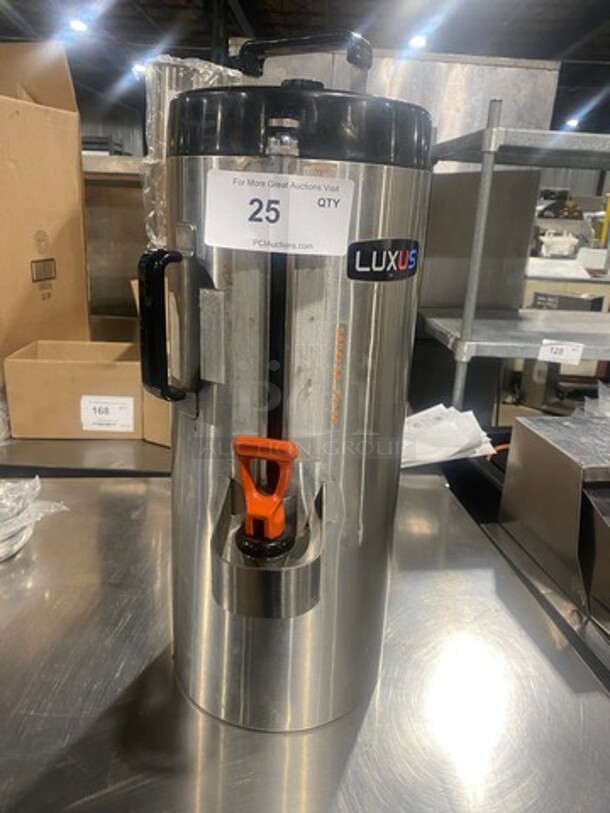 Fetco Commercial Countertop Beverage Dispenser! Thermoproved For Hot And Cold Beverages! All Stainless Steel! Luxus Edition! - Image 1 of 7