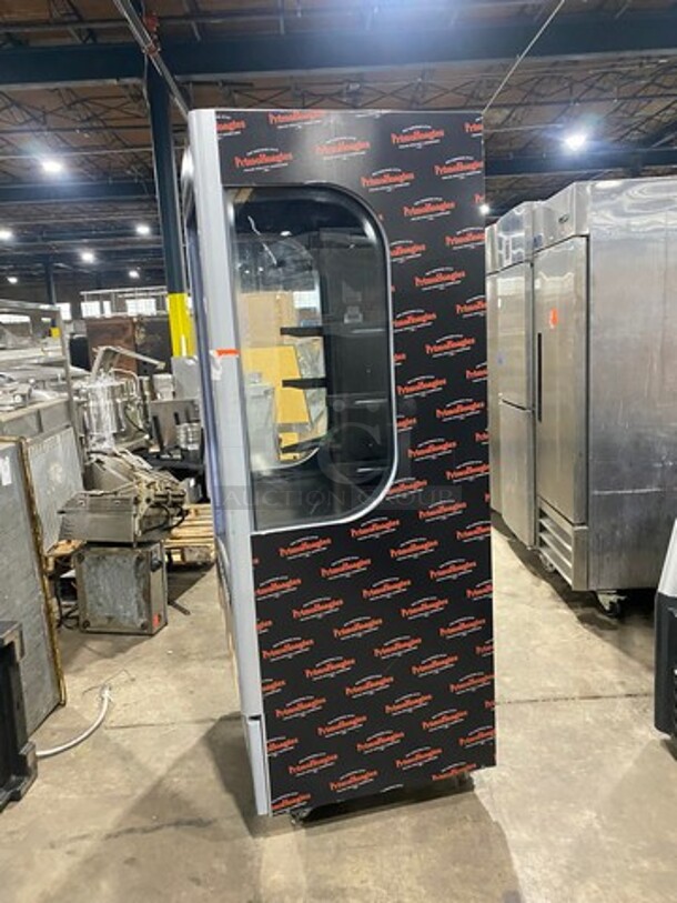 WOW! Ojeda Commercial Refrigerated Open Grab-N-Go Case Merchandiser! With Front Cover! With View Through Sides! On Casters! Working When Removed! - Image 4 of 9