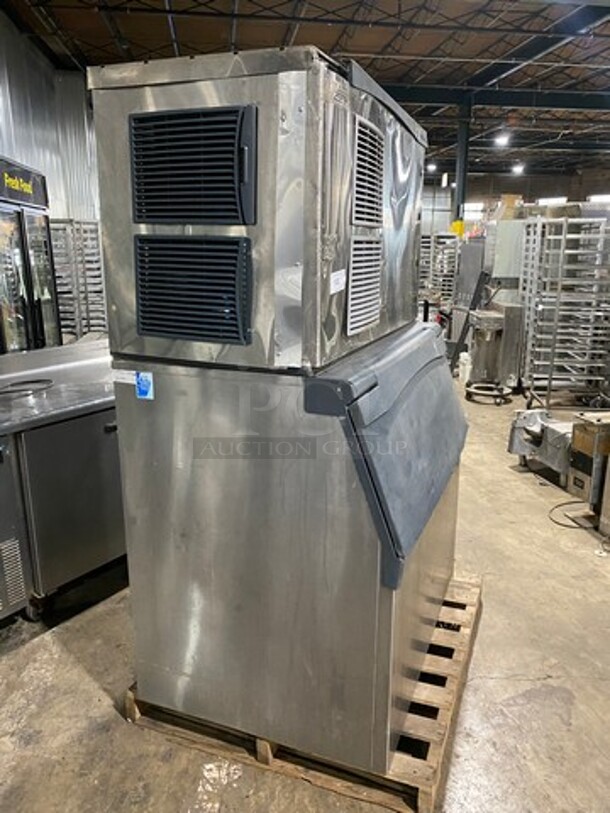 Scotsman Commercial Ice Maker Machine! With Commercial Ice Bin! All Stainless Steel! Model: C1448MA32B SN: 10091320011992 208/230V 60HZ 1 Phase - Image 2 of 7