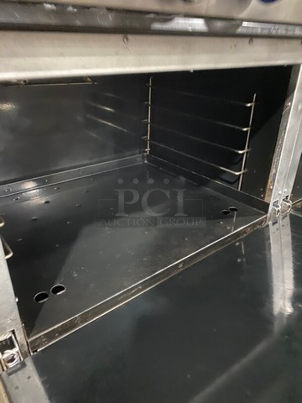 All Satinless Steel! Commercial Natural Gas Powered 10 Burner Stove! With Raised Back Splash! With 2 Full Size Oven Underneath! All Stainless Steel! - Image 8 of 10