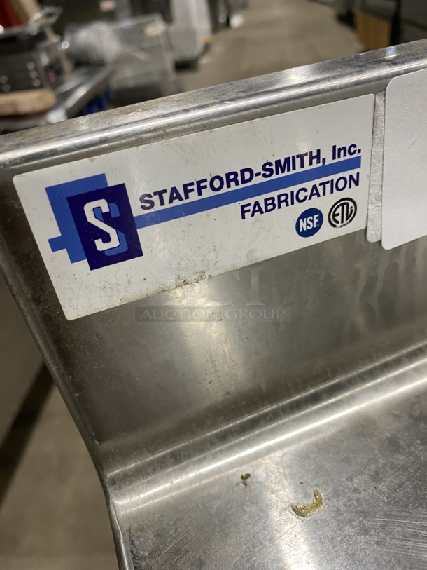 STAFFORD-SMITH Stainless Steel worktable With Back Splash! With galvanized Legs! - Image 6 of 7