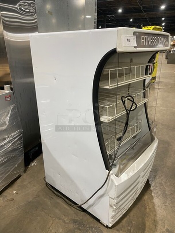Beverage Air Commercial Refrigerated Open Grab-N-Go Drink Display Case! With Poly Drink Racks! Model: BZ131W SN: 11613267 115V 60HZ 1 Phase - Image 2 of 7