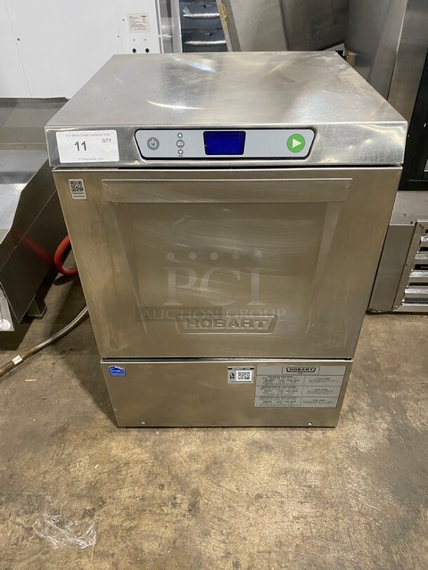 WOW! Hobart New Body Style High Temp Heavy Duty Undercounter Dishwasher! All Stainless Steel! 120/208V 1 Phase! Model: LXEH SN: 231182121! - Image 1 of 8