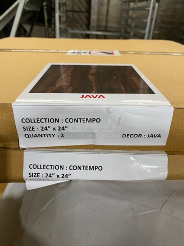 BRAND NEW! JAVA Contempo Collection 24 By 24 Suitable For Indoor/Outdoor Use! High Pressure Laminate! Weatherproof, Scratch and UV-Resistant! Java Finish! - Image 9 of 10