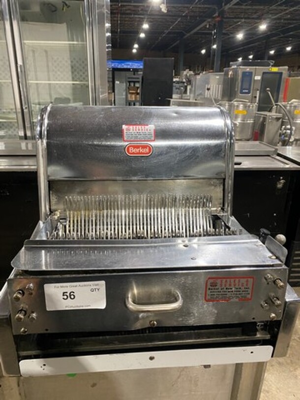 Berkel Commercial Countertop Bread Loaf Slicer! Model: MB3/8 SN: 9213110600319 115V 60HZ 1 Phase