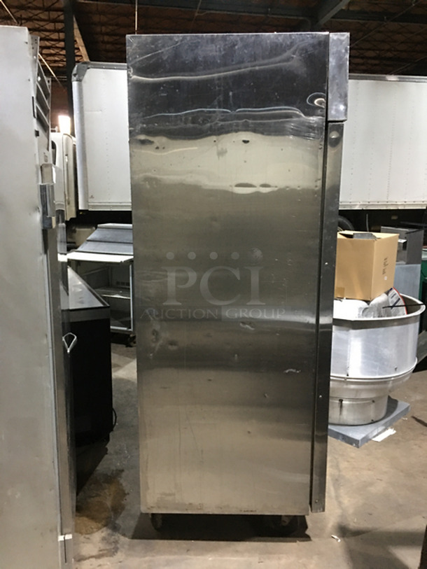 Franklin Commercial Single Door Reach In Refrigerator! With Poly Coated Racks! Solid Stainless Steel! On Casters! Model: FCR23 115V 60HZ - Image 2 of 8